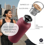 Bambaw Small Stainless Steel Water Bottle 12 oz - Image 2