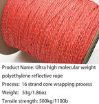 Dyneema Reflective Rope -2mm 400kg Fracture Strain - Image 3