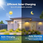 Peasur Solar Lights Outdoor Motion Sensor, 3 Modes Solar Security Wall Lights - Image 3