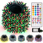 LitHome 164FT 500 LED Color Changing Christmas String Lights Outdoor, 35 Colors by LitHome