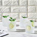 Khen Plastic Hobnail Drinking Glasses Set of 4 Clear Cups 14oz, Shatterproof & - Image 3