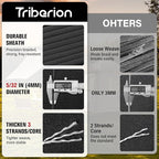 Paracord Rope 550 lb - 50ft 5/32" Parachute Cord 4MM 7-Strand para Cord - Heavy - Image 2