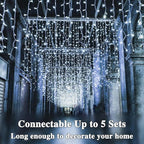 66 FT 200 LED Christmas String Lights Outdoor/Indoor, Extendable Twinkle Fairy - Image 4