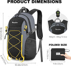 Seektop 20L Foldable Waterproof Hiking Backpack, Ultralight Small Lightweight - Image 3