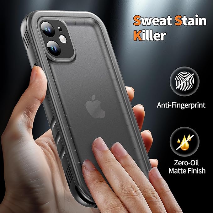 Cozycase Compatible with Waterproof iPhone 11 case, Built-in Screen Protector - Image 6