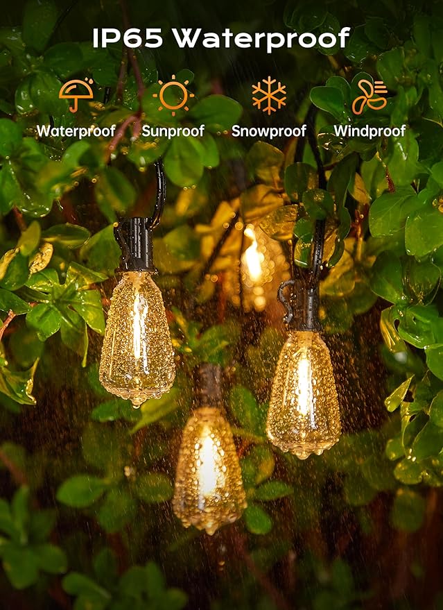 Minetom 55FT Outdoor String Lights - Image 3