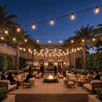 RTTY Outdoor String Lights 150 FT G40 LED Patio Light, 77 Plastic Edison Bulbs - Image 9