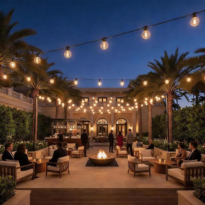 RTTY 150 FT Outdoor String Lights Patio Light - Image 9