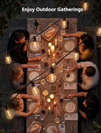 20FT LED Outdoor String Lights, Edison Lights Outdoor String - Image 6