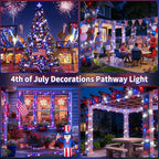 2 Pack 480 LED Solar String Lights - Image 4
