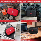 RHINO RESCUE EVA First Aid Kit, Small Waterproof Emergency Hiking First Aid Kit - Image 6
