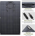 ALLPOWERS SF100 100W Flexible Solar Panel Ultra Thin 3mm Bendable - Image 7