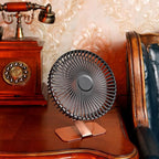 SLENPET 6 inch USB Small Desk Fan, 4 Speeds, Ultra-quiet, 90° Adjustment - Image 7