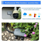 Outdoor Junction Box Waterproof, SuperInk Outdoor Electrical Boxes Weatherproof - Image 2