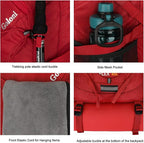 Goloni 45L Hiking Backpack Lightweight Foldable, Waterproof Camping Backpack - Image 7