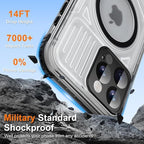 WIFORT for iPhone 16 Pro Waterproof Case, Fit for Magsafe Full Body Magnetic - Image 9