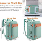 Lumesner Carry on Travel Backpacks, Extra Large 40L Flight Approved Bag - Image 2