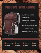 MOUNTAINTOP 25L Hiking Backpack, Lightweight Travel Backpack - Image 4