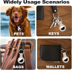 Linsaner Case for AirTag 2nd Gen & 1st Gen, Silicone Holder Keychain Key Ring - Image 6