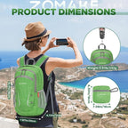 ZOMAKE Ultra Lightweight Packable Backpack 20L, Small Foldable Backpacks Hiking - Image 2