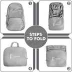 ZOMAKE Lightweight Packable Backpack 30L, Foldable Hiking Backpacks Water - Image 5