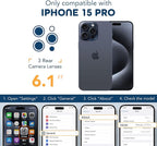 TIESZEN for iPhone 15 Pro Case, Compatible - Image 8