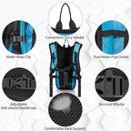 Hydration Backpack with Leak Proof Water Bladder, Lightweight Hydro Water - Image 6