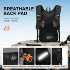 Ultra-Light Soft Daypack 15L/20L, Cushioned Breathable Back Panel Backpack - Image 3