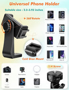 Nineigh 71" Tripod for iPhone, Phone Tripod Selfie Stick - Image 6