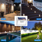 Peasur Solar Lights Outdoor Waterproof, 3 Lighting Modes Motion Sensor Ultra - Image 6