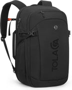 Tolaccea Travel Laptop Backpack 32L, TSA Friendly Flight Approved Computer Work by Tolaccea