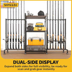 SOYEEZE Fishing Rod Holder for 28 Rods, Ground Stand Fishing Pole Holders for - Image 4