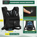 RAINSMORE Hydration Vest with 2L Water Bladder Lightweight Reflective Chest Pack - Image 4