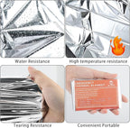 QIO CHUANG Emergency Mylar Thermal Blankets -Space Blanket Survival kit Camping - Image 4
