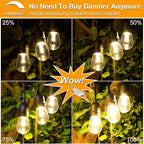 Mlambert 3 Color Outdoor LED Dimmable String Lights - Image 5