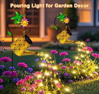 Christmas Gifts Solar Metal Watering Can - Image 4