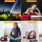 Raynic Emergency Radio, 5000mAh/18500mWh Weather Radio, Solar Hand Crank - Image 3