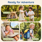 Mommore Kids Water Bottle 12 oz, Insulated Stainless Steel Water Bottle - Image 8