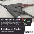 Iron Forge Cable 14 Gauge Outdoor Extension Cord 25 Ft - Image 3