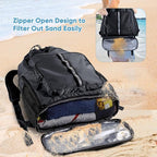 Large Beach Backpack Waterproof Sandproof - Image 3