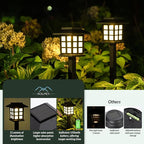 SOLPEX Solar Outdoor Lights, 12 Pack Solar Path Lights, Walkway Lights Outdoor - Image 3