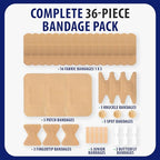 MFASCO First Aid Kit Bandage Refill Pack - Image 6