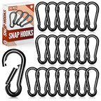 20 Pcs Spring Snap Hooks, 2 Inch Carabiner Clip, Heavy Duty Carabiners Snap by ZAUGONTW