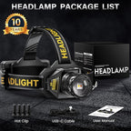 AKNEAR Rechargeable LED Headlamp, 2980 High Lumens Head Lamp - Image 7