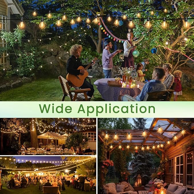 Outdoor String Lights 50FT LED String Lights - Image 6