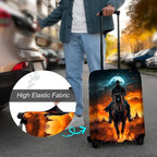 Luggage Cover Protector for 22-24 Inch Suitcases, TSA Approved Elastic Travel - Image 4
