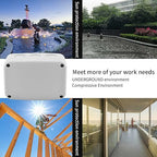 SuperInk White Outdoor Junction Box IP66 Waterproof Electrical Enclosure - Image 4