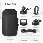 Trebo Water Bottle 64oz with Paracord Handle, Half Gallon Large Vacuum Triple - Image 8