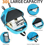 Small Hiking Backpack 35L Travel Lightweight Hiking Packable Daypack - Image 7