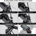 DDJ AirTag Bike Computer Mount, Hidden Stem Cap AirTag Holder Compatible - Image 9